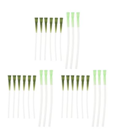 PopetPop 27 pieces plastic hose milk baby animals accessories sick water tool kindergarten animal requirement bird feed dispenser used tube for birds small parrot spray 12x0.4x0.4cmx3pcs such as shown