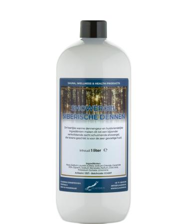 Claudius Showergel Siberian Pine 1 liter with cap white