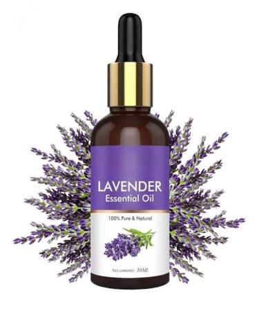 Luxe Lavender Essential Oil for Hair Growth Skin Care Face & Aromatherapy for Men & Women 30 ml (Pack of 1).