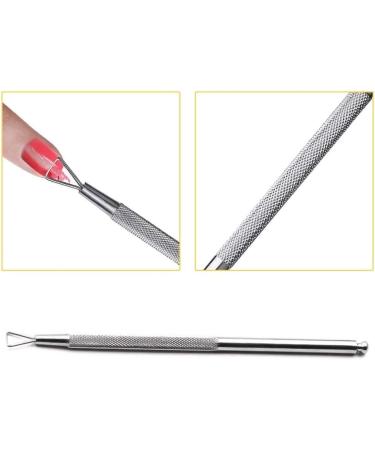 Gel Nail Polish Remover Toolnail Cuticle Pusher Double Head 12.5CM Manicure Tools for Fingernails Toenails Nail remover - Buy Online on GoSupps.com