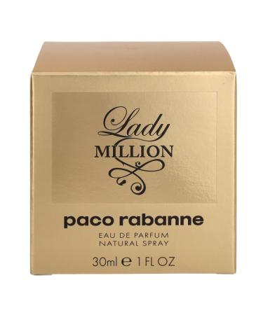 Paco Rabanne Lady Million Fragrance For Women - Warm And Spicy Scent - Notes Of Jasmine And Orange Blossom - Lasting Aroma - Seductive And Sweet - Sensual Fragrance - Edp Spray - 1 Oz 1 Fl Oz (Pack of 1) - Buy Online on GoSupps.com