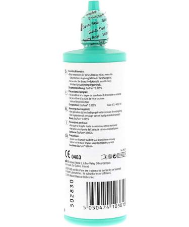 AMO LENS Plus Ocupure Saline - Sterile Contact Lens Rinse Solution (120ml) - Preservative-Free 1 Pack - International Shipping Available - Buy Online on GoSupps.com
