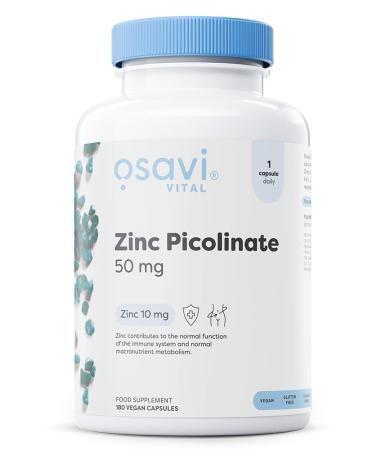 OSAVI Osavi Zinc Picolinate 50mg - 180 vegan caps