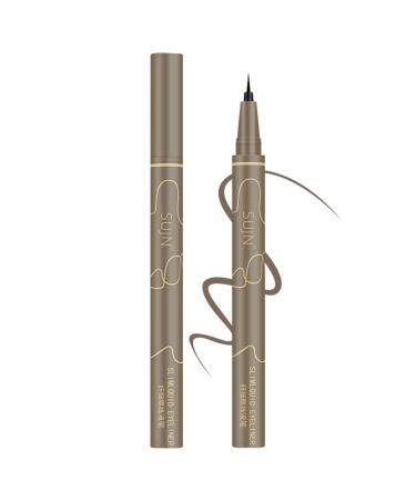 Waterproof Eyeliner | Extra-Fine Precision High-Pigmented Ink Eyeliner - Smudge Resistant Long Lasting Eyeliner All Day Waterproof Eyeliner Makeup Jiem-ca 03#cold Brown
