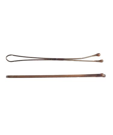 Buy Kleravitex Jumbo Bronze Bobby Pins - 100 Pack | Flat Hair Pins for All Hair Types - Ideal for Weddings & Parties - Made in USA - Buy Online on GoSupps.com