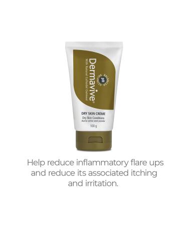 Dermavive Dry Skin Cr me - Ultra Nourishing Fast Absorbing Full Body Cream - 100g - Buy Online on GoSupps.com