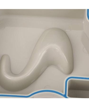 Prosthesis Box with Mirror - 1PC False Teeth Storage Case & Cleaner | Full Dental Appliance Container 13x10x4 cm - Buy Online on GoSupps.com