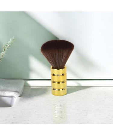 Neck Brush Neck Brush Barber Neck Duster Brush Soft Gentle Electroplating Process Professional Skin Cleansing Brush(Gold) - Buy Online on GoSupps.com