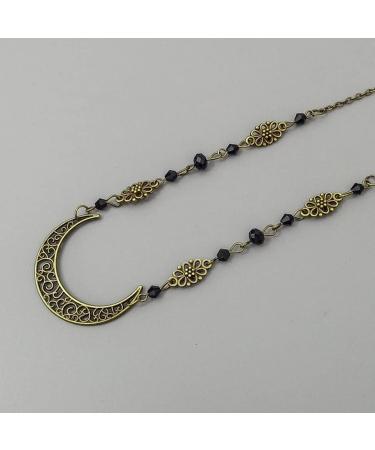 Runmi Boho Head Chain - Gold Bridal Headpiece & Black Pearl Headband | Festival Hair Accessories for Women & Girls - Buy Online on GoSupps.com