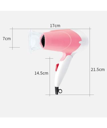 1200W Lightweight Negative Ions Hair Blow Dryer with Concentrator Nozzle 2 Speed and 3 Heat Settings Cool Shot Button Dc Motor Color: Blue Pink/Blue - Buy Online on GoSupps.com