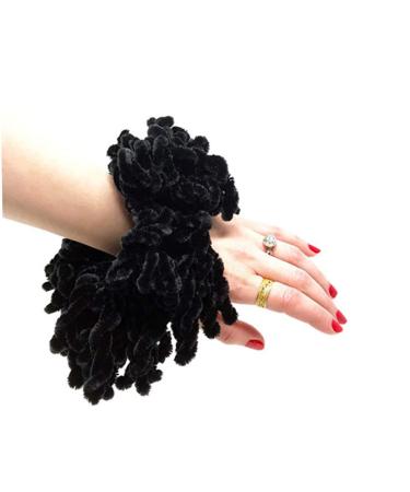 Shop Volumising Scunchie Big Hair Tie Ring - Khaleeji Hijab Volumizer for Women | Black - Buy Online on GoSupps.com