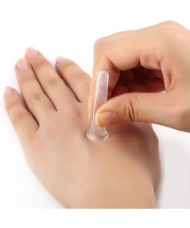 Shop 4-Part Transparent Silicone Massage Cup Set | Facial & Body Massage | Safe & Effective Skin Care - Buy Online on GoSupps.com