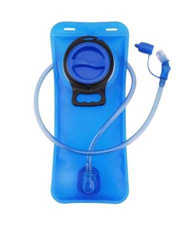 Hydation Bladder 1.5 L 2 L 3 L Upgraded Leak-Proof Water Bladder Water Reservoir for Outdoor Hiking Camping Running Cycling Blue 2 liters
