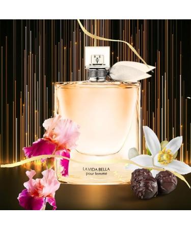 Womens La Vida Bella Pour Femme Eau de Parfum 3.4 Fl. Oz. Floral Fruity Gourmand fragrance for Women. - Buy Online on GoSupps.com