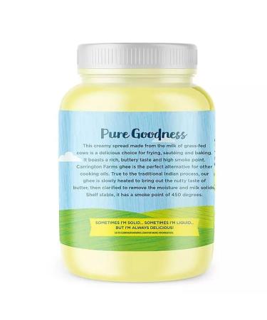 Farms Organic Ghee Butter 54oz - Lactose-Free Gluten-Free Keto-Friendly Cooking Oil for International Shipping - Buy Online on GoSupps.com