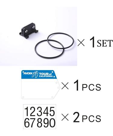 Best Tek Bike Racing Number Plate with Mount - Race Number Plate and Cycling Holder - Buy Online on GoSupps.com