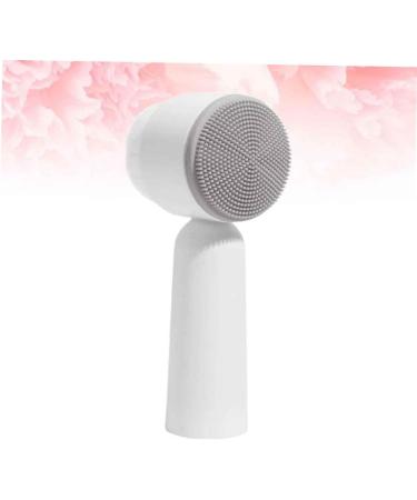 minkissy Cleaning Brush Face Pore Cleanser Facial Cleansing Brush Handheld Brush Face Cleanser Soft Bristles Facial Brush Face Cleaning Silicone Deep Cleasing Milk Grey 5.5X12.5cm - Buy Online on GoSupps.com