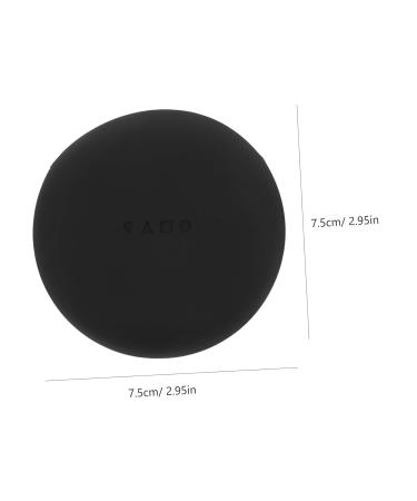 Portable Small Makeup Sponge Case - Silicone Cosmetic Box & Holder for Travel | Black Makeup Puff Storage - Buy Online on GoSupps.com