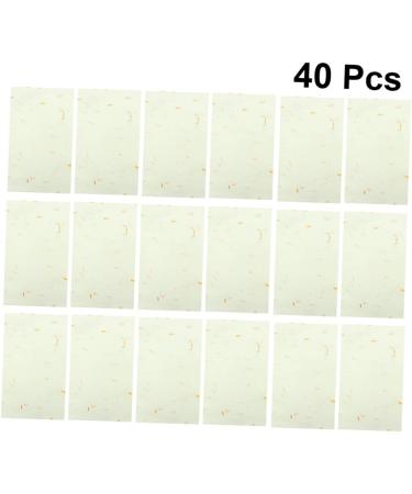 Anneome 40 Sheet Black Ink Brush Ink Writing Paper Rice Xuan Paper Calligraphy Paper Writing Brush Art Paper - Buy Online on GoSupps.com