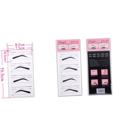 Ipetboom Eyebrow Card 30 Pcs Laundry Metal Bucket Eyebrowhack Eyebrow Shaping Stencils Mold Suite Eyebrow Shape mediumx3pcs As Shownx3pcs - Buy Online on GoSupps.com