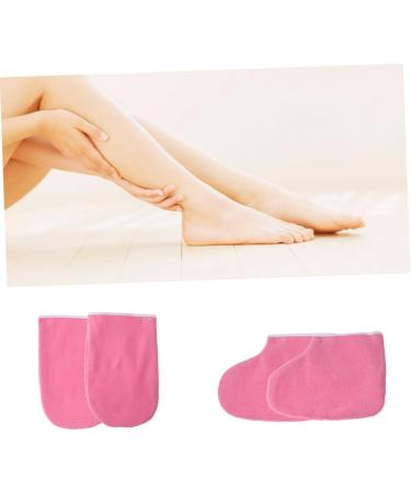 Ipetboom 6 Pairs Spa Treatment Mitt Boot Glove Hand Treatment Mitts Moisturizing Hand Gloves Wax Care Mittens Spa Paraffin Wax Gloves Spa Mittens Spa Gloves Take a Bath Pink Hand Wax Work - Buy Online on GoSupps.com