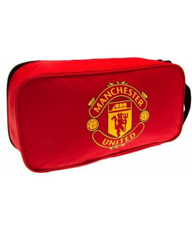 Manchester United FC Crest Boot Bag - Red | 18x7x5 | Official Merchandise - Buy Online on GoSupps.com