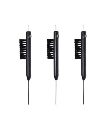 (3PCS in Pack) Hearing Aid Cleaning Brush with Magnet Wax Loop Vent Cleaner for Airpods Earbuds Headphones