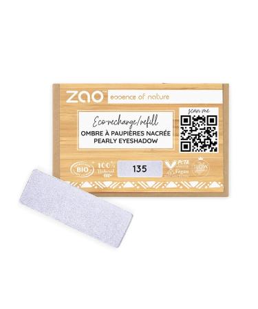 ZAO Eyeshadow pearl refill Lilac 135