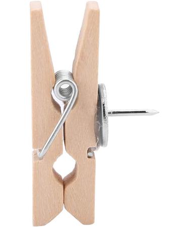 50 Pieces 35x7mm Wooden Clips - Decorative Handicraft Clamps for Photos & Clothing - Unique Rustic Style - Buy Online on GoSupps.com