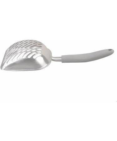 Large Metal Cat Litter Box Scoop Stainless Aluminum Alloys 13.8"*5.5"*1.8" (Gray Handle) - Buy Online on GoSupps.com