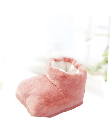 Buy Kisangel Heated Foot Warmers | USB Plush Heating Cushions for Office & Home | Pink Footrest Slippers & Warmers - Buy Online on GoSupps.com