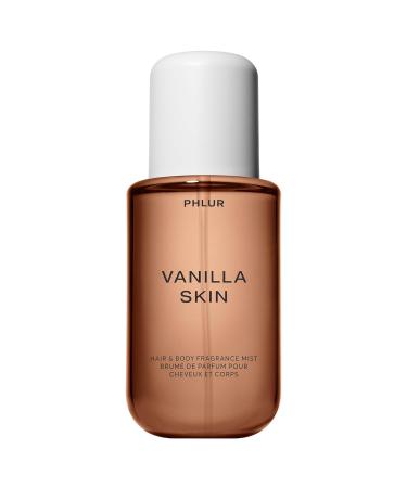 PHLUR Vanilla Skin Body Mist - Hair & Body Mist for Women & Men Fragrance - Vanilla Body Spray with Pink Pepper Cashmere Wood & Sandalwood (8 Fl Oz)
