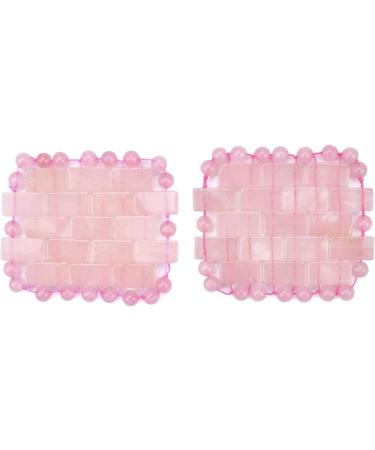 ideayard Rose Quartz Eye Mask Anti Aging Eye - 100% Natural Jade Rose Quartz Cooling Eye Mask Mini Rose - Buy Online on GoSupps.com