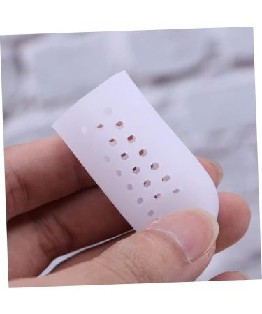 DOITOOL Silicone Gel High Heel Protectors - 2 Pair Big Toe Caps for Toe Relief and Cushioning - Size 2, White - Buy Online on GoSupps.com