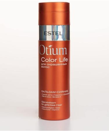 Estel Otium Color Life Radiance Balm for Coloured Hair 200 ml prevents premature washing of the colour pigments from the hair structure and restores damaged areas. - Buy Online on GoSupps.com