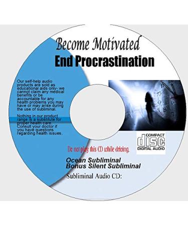 Motivation End Procrastination (Extreme Self Motivation) Subliminal Cd Ocean Waves