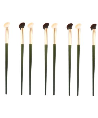 FRCOLOR 8 Pcs Semi-fan Shaped Nose Shadow Brush Makeup Brush Sickle Highlight Miss 12.50X1.50X1.00CMx4pcs As Shownx4pcs
