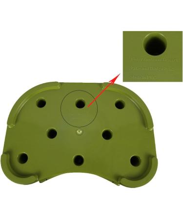 Danish Fisker Design Fly Fishing Stripping Basket - Lightweight, Ergonomic, Minimizes Line Tangles - Green - Buy Online on GoSupps.com
