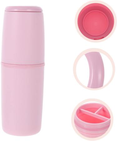 iPetboom Travel Toothbrush Storage Box & Toothpaste Case - Pink Raccoon Holder 20.5x6cm - Perfect for Outdoor Adventures & International Shipping - Buy Online on GoSupps.com