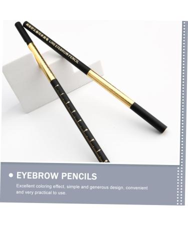 Healeved 2pcs Eyebrow Pencil Brown Eye Liner Pencil Eyebrow Makeup Pens Eyebrow Drawing Tools Wooden 1 count (Pack of 1) As Shown - Buy Online on GoSupps.com