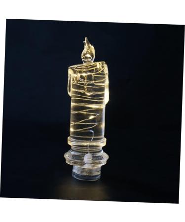 SHINEOFI 1pc Epoxy Silicone Molds Candle Mold Creative Crystal Mold Diy Crystal Drop Mold Candlestick White 5.3X12.5CM - Buy Online on GoSupps.com