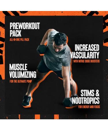 Animal Pump Pre-Workout Supplement for Energy Focus and Muscle Volumizing with Nitric Oxide Boosters Including Stims and Nootropics Creatine and Ultimate Pump Enhancer 30 Packs - Buy Online on GoSupps.com