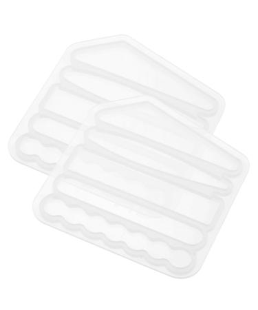 NUOBESTY 2pcs Hairpin Silicone Mold Hair Barrettes Hair Accessories Mold Simple Made Hairpin Mold Girl Crafts