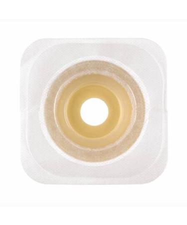 Colostomy Barrier Esteem Synergy Extended Wear Durahesive White Tape 4 Inch Flange Esteem Synergy Hydrocolloid 7/8 to 1-1/4 Inch Stoma - 10/BX (MFN # 409269)