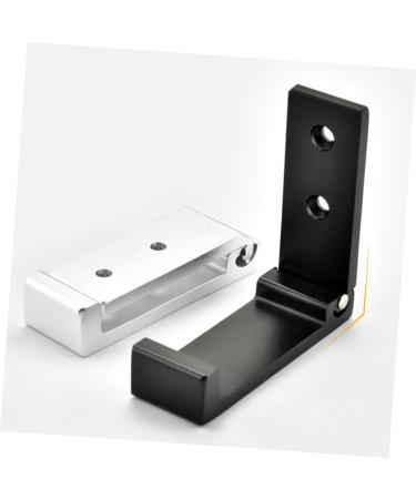 Alipis 4pcs Foldable Hooks Wall Mount Hooks Alloy Hooks Wall Hanger Wall Hanging Row Hook Round medium Silver - Buy Online on GoSupps.com