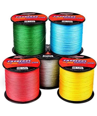 BAIKALBASS Braided Fishing Line 4 Strands Multifilament PE Braid - Saltwater Superline Red 328Yds/30LB - Buy Online on GoSupps.com