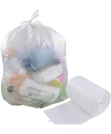 Wekioger 4 Gallon Small Garbage Bags Trash Bags 3 Rolls / 315 Counts White - Buy Online on GoSupps.com