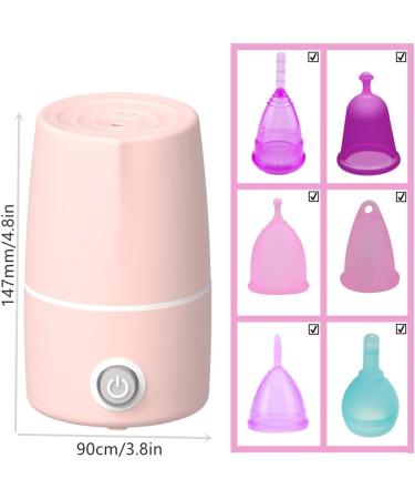 Mottery Menstrual Cup Sterilizer Cleaner Machine - High Temperature Wash, 99.9% Dirty Removal in 8 Minutes - Feminine Hygiene, Leak-Free Model 4 - Buy Online on GoSupps.com