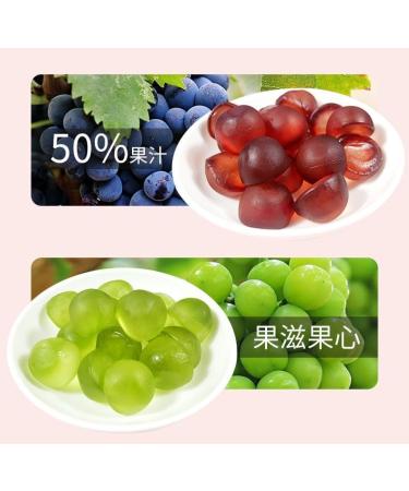 Mango Banana Gummies Peeling Fruit Fudge Fruit Juice Soft Candy Peelable Candy Durian Grape Gummy Candy Healthy Sweets Instant Dessert Candies Chinese casual Snacks Gift (Green grape70g 2bag) Green grape70g 2bag - Buy Online on GoSupps.com