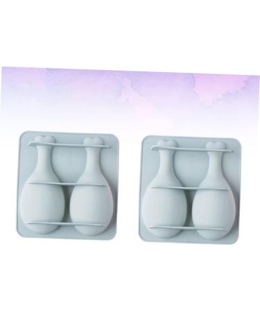 Abaodam Non Stick 4 pcs Silicone molds de para gelatinas Silicone Fondant molds DIY Baking molds Cake Mold Silicone Baking Mold drumstick Handmade soap Nonstick Bluex2pcs 15.8*14.9CM x2pcs - Buy Online on GoSupps.com